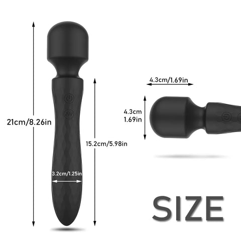 (Women) 3.0 - Double-headed Vibrator AV Stick Female Masturbator Big Vibrator